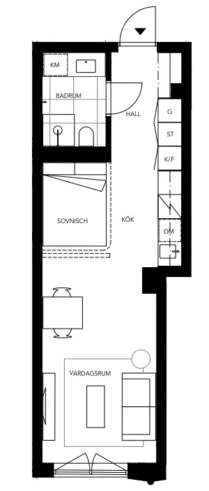 Hyreslägenhet på Stockholm i stockholm