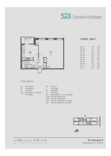 Hyreslägenhet på Kista i kista
