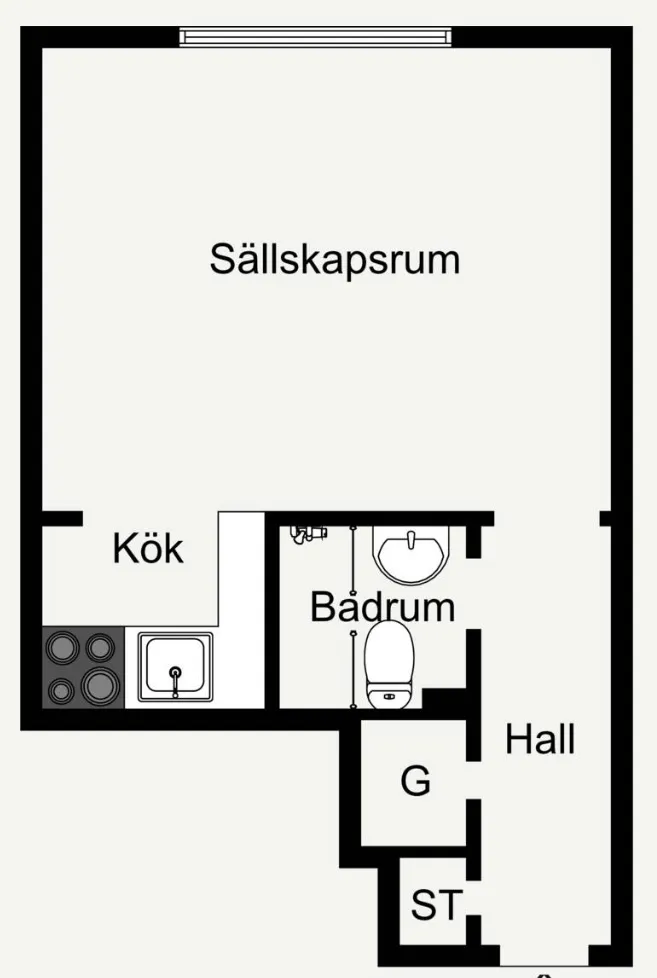 Hyreslägenhet på Stockholm i stockholm