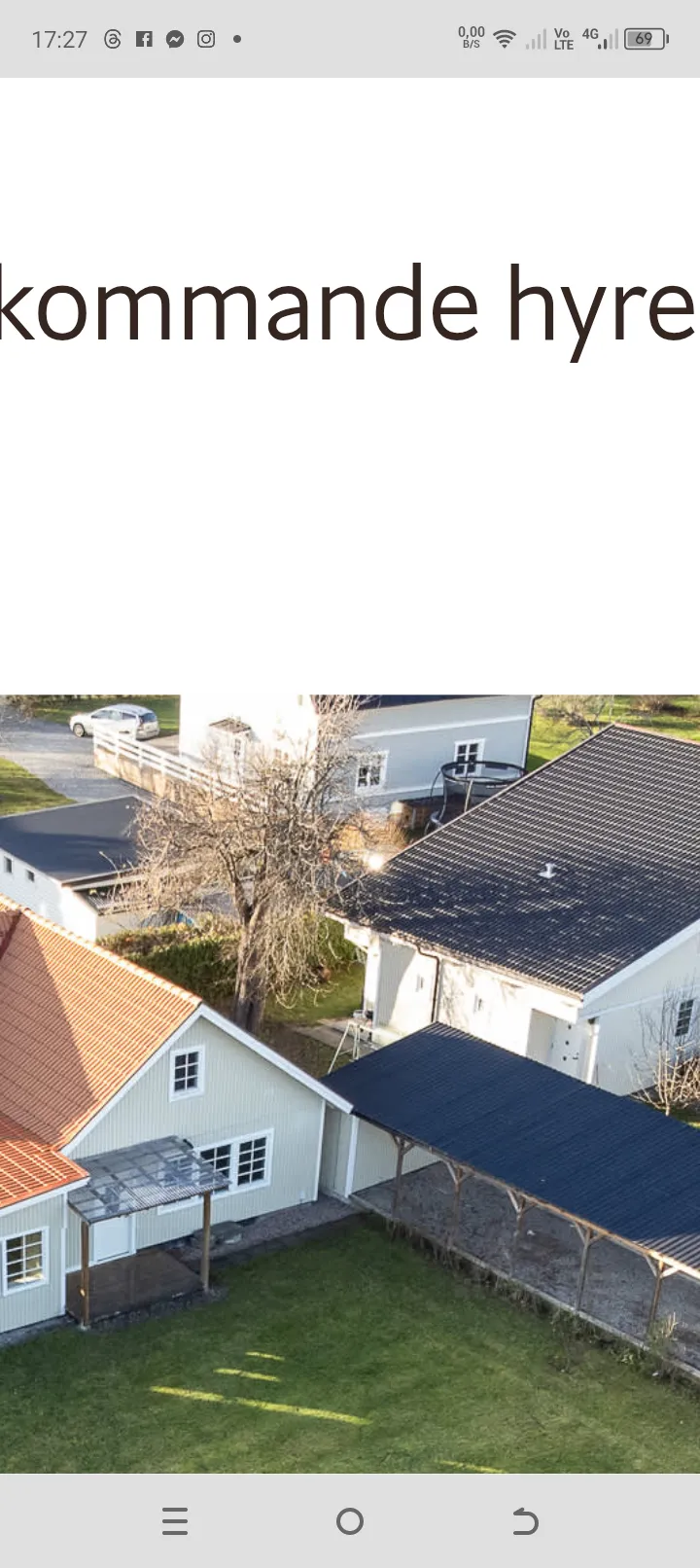 Hyresbostad på Hallstahammar i hallstahammar