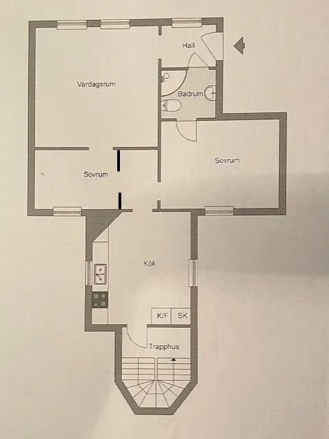 Hyreslägenhet på Visby i visby