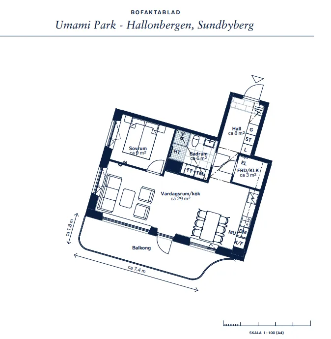 Hyreslägenhet på Sundbyberg i sundbyberg
