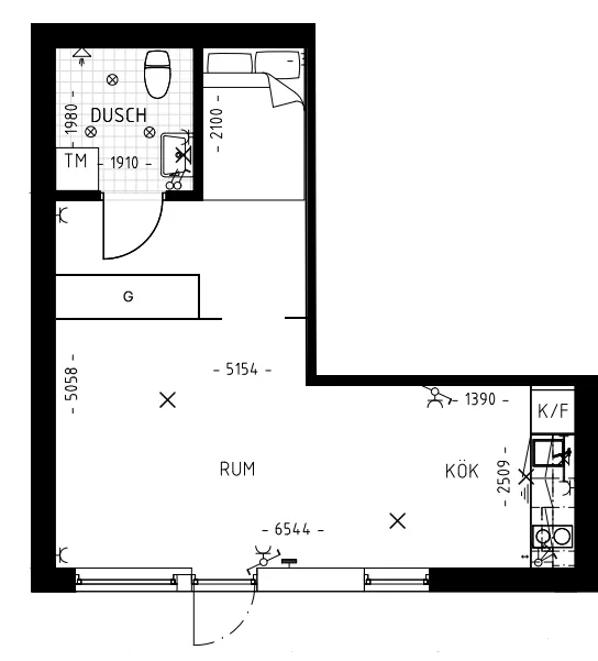 Hyreslägenhet på Hässelby i hasselby