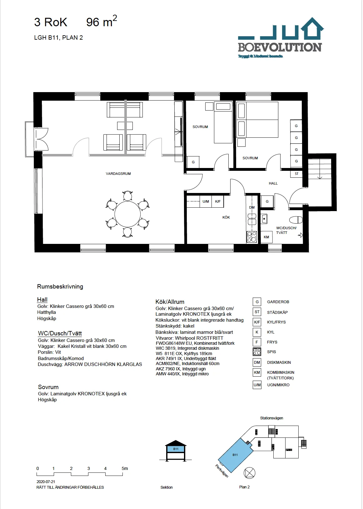 Hyreslägenhet på Harlösa i harlosa