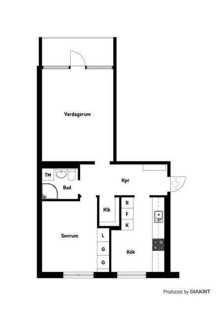 Hyreslägenhet på Nyköping i nykoping