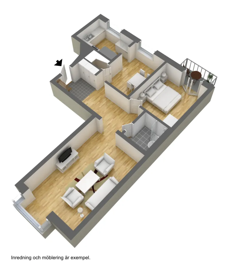 Hyreslägenhet på Borås i boras