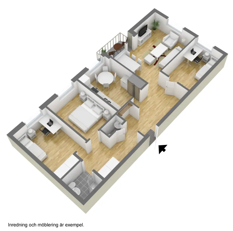 Hyreslägenhet på Borås i boras