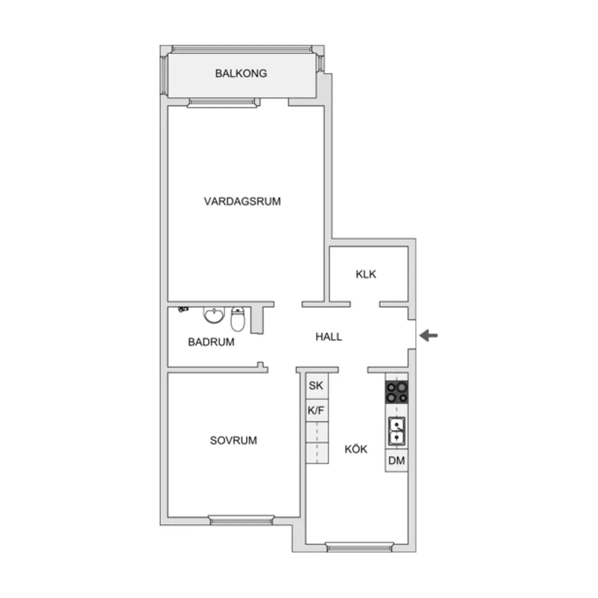 Hyreslägenhet på Farsta i farsta