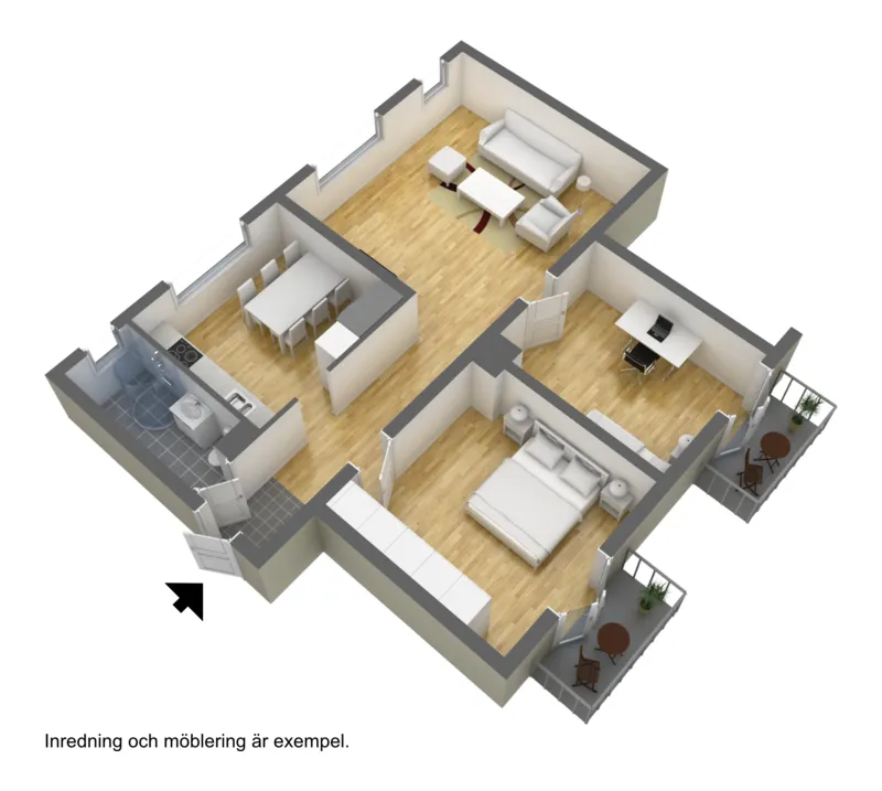 Hyreslägenhet på Borås i boras