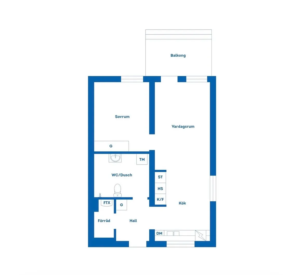 Hyreslägenhet på Gnesta i gnesta