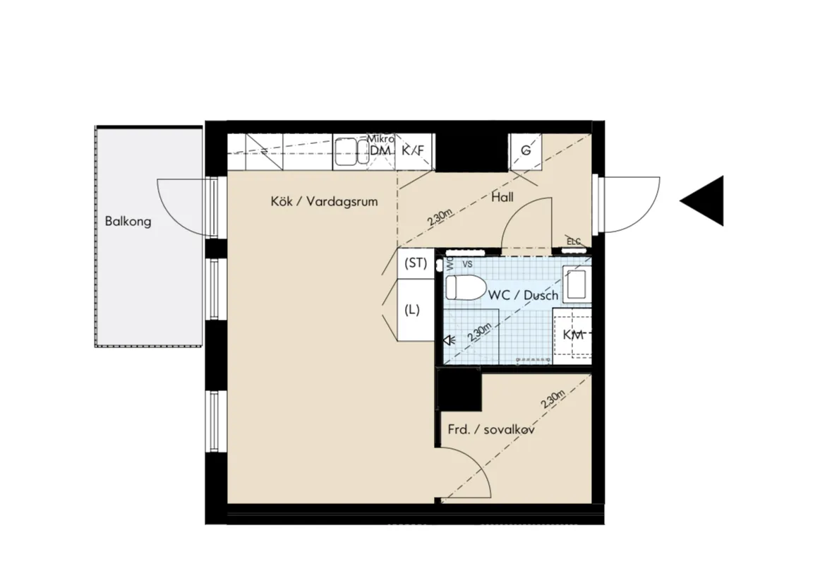 Hyreslägenhet på Vega i vega