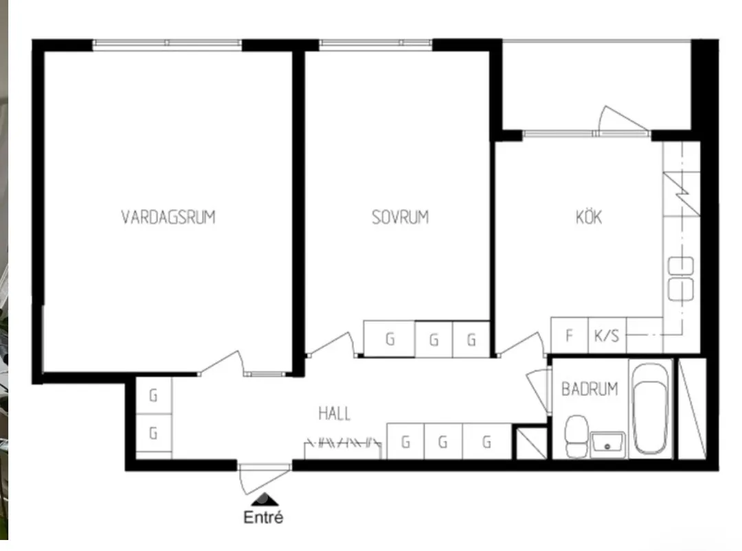 Hyreslägenhet på Solna i solna