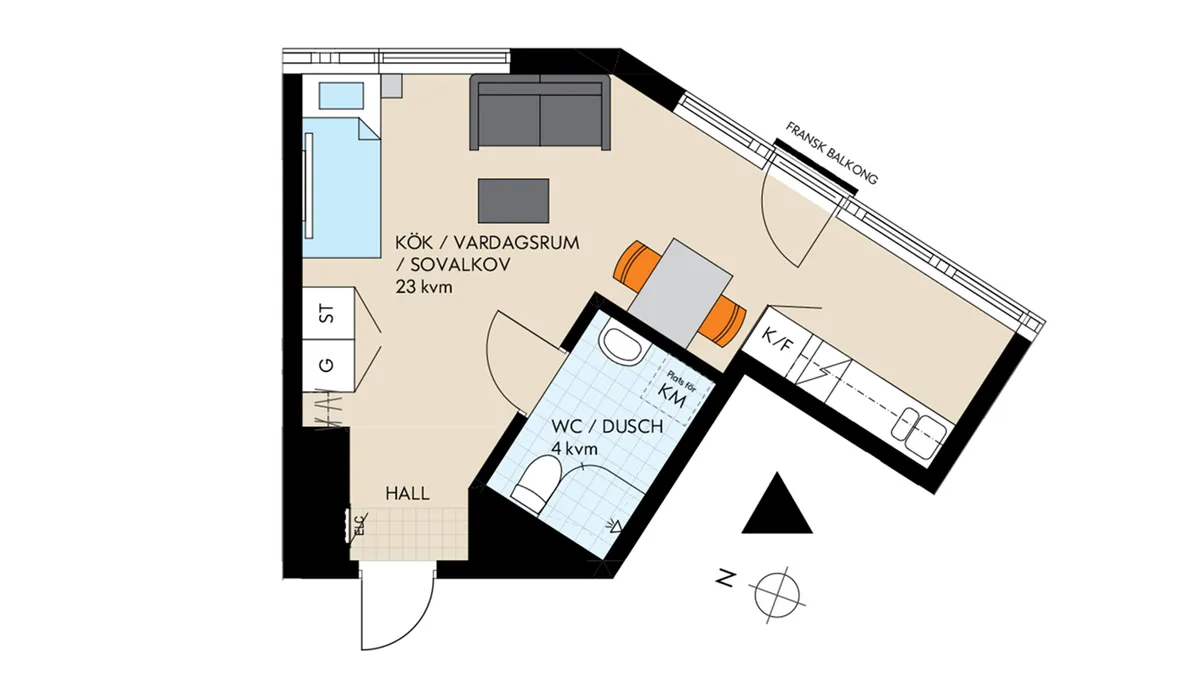 Hyreslägenhet på Västerås i vasteras