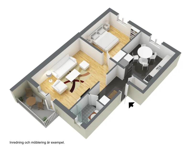 Hyreslägenhet på Borås i boras