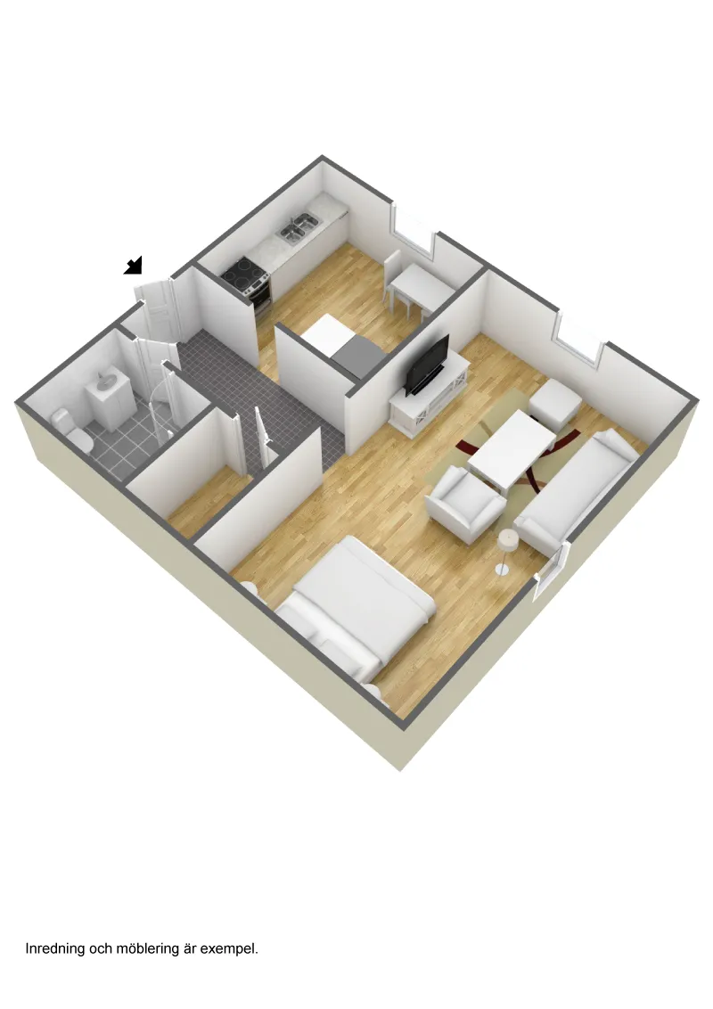 Hyreslägenhet på Borås i boras