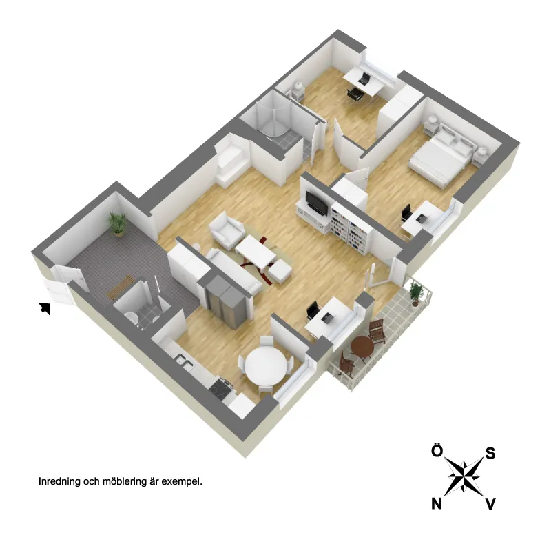 Hyreslägenhet på Borås i boras