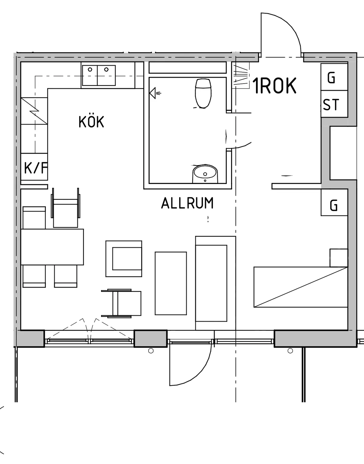 Hyreslägenhet på Herrljunga i herrljunga