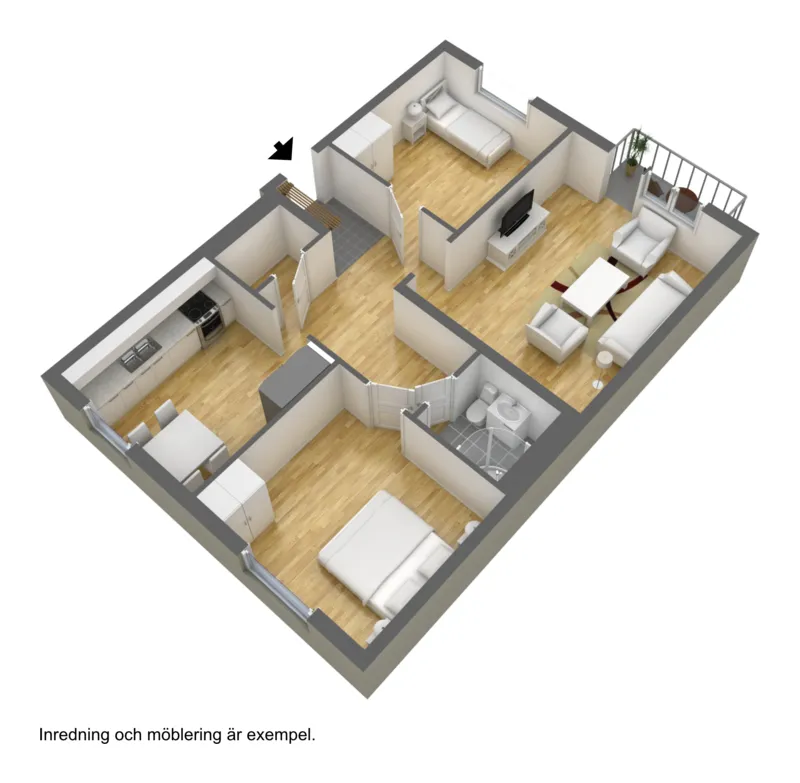 Hyreslägenhet på Borås i boras