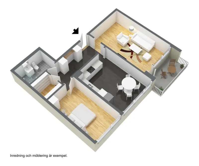 Hyreslägenhet på Borås i boras