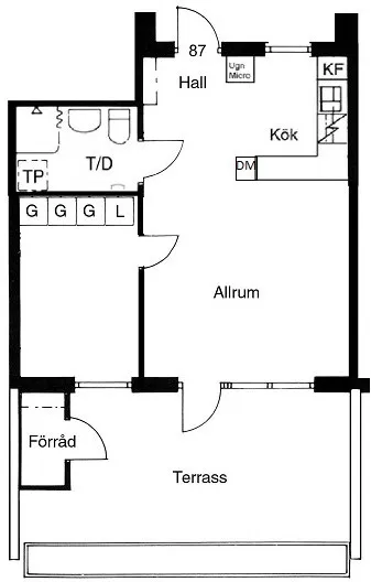 Hyreslägenhet på Skellefteå i skelleftea