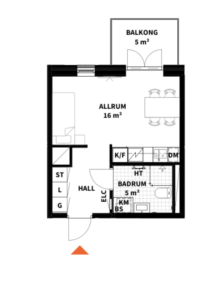 Hyreslägenhet på Västerås i vasteras