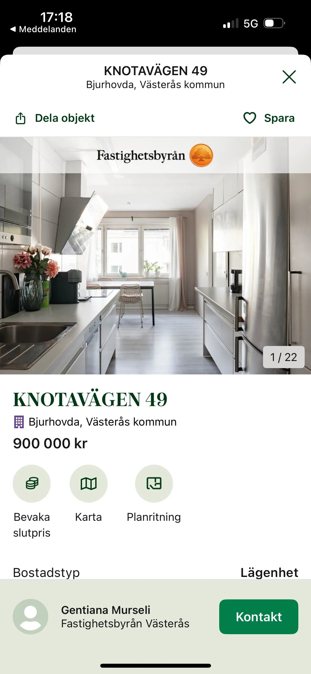 Hyreslägenhet på Västerås i vasteras