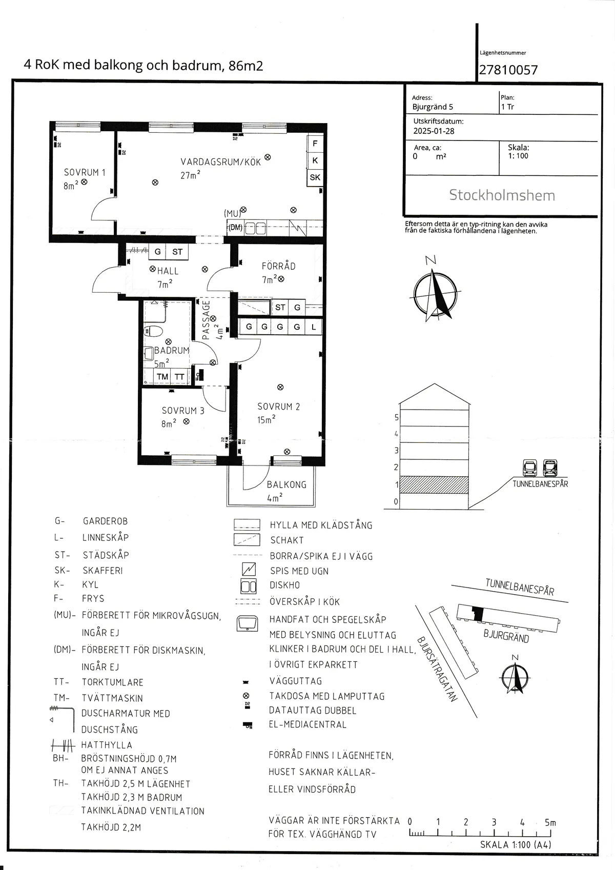Hyreslägenhet på Bandhagen i bandhagen