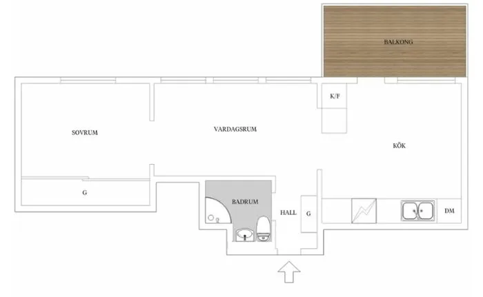 Hyreslägenhet på Solna i solna