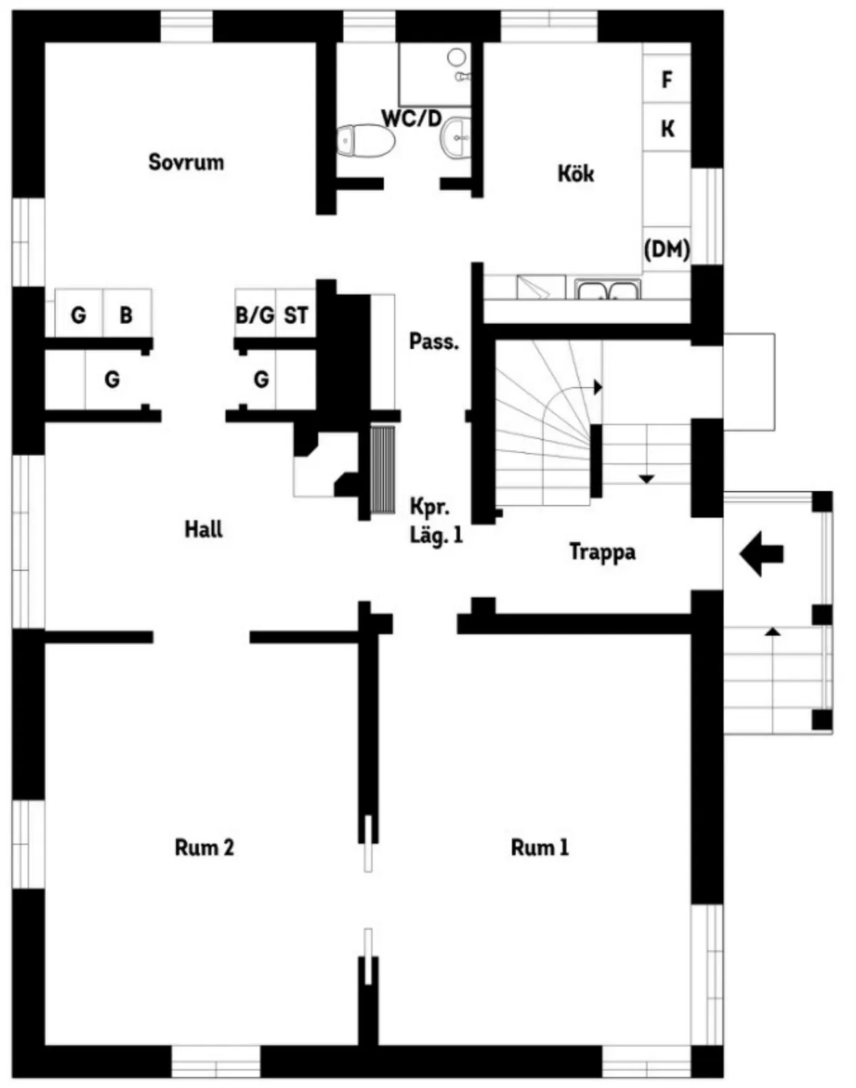 Hyreslägenhet på Lund i lund