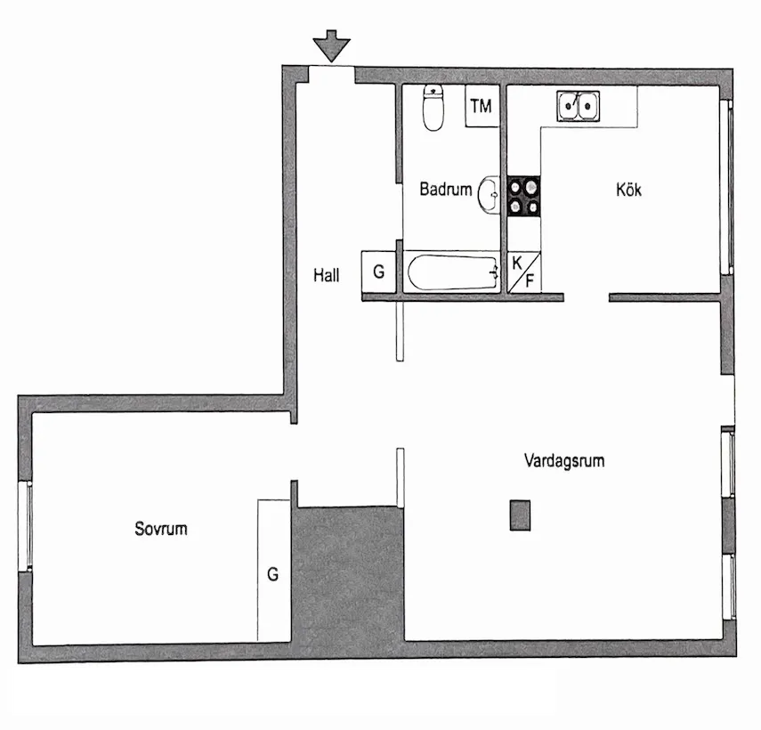 Hyreslägenhet på Stockholm i stockholm