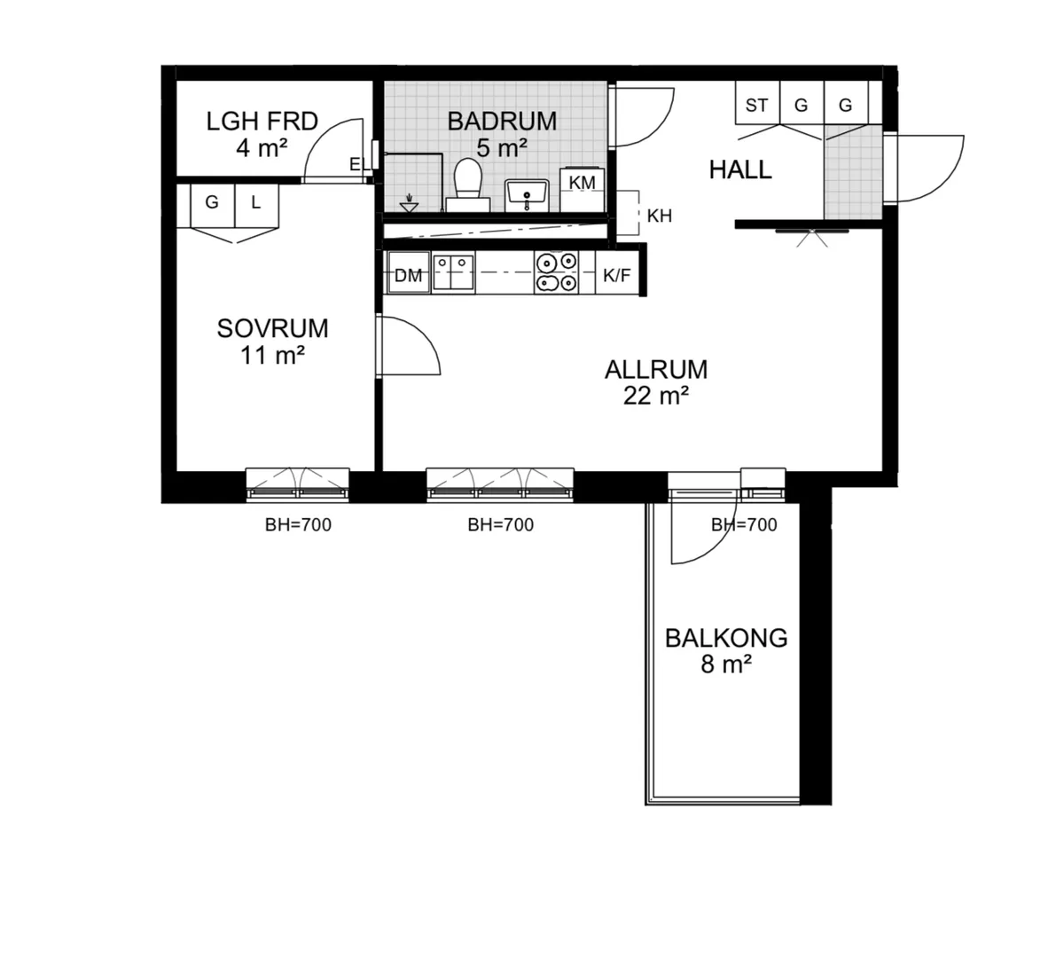 Hyreslägenhet på Märsta i marsta