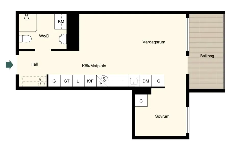 Hyreslägenhet på Sundbyberg i sundbyberg