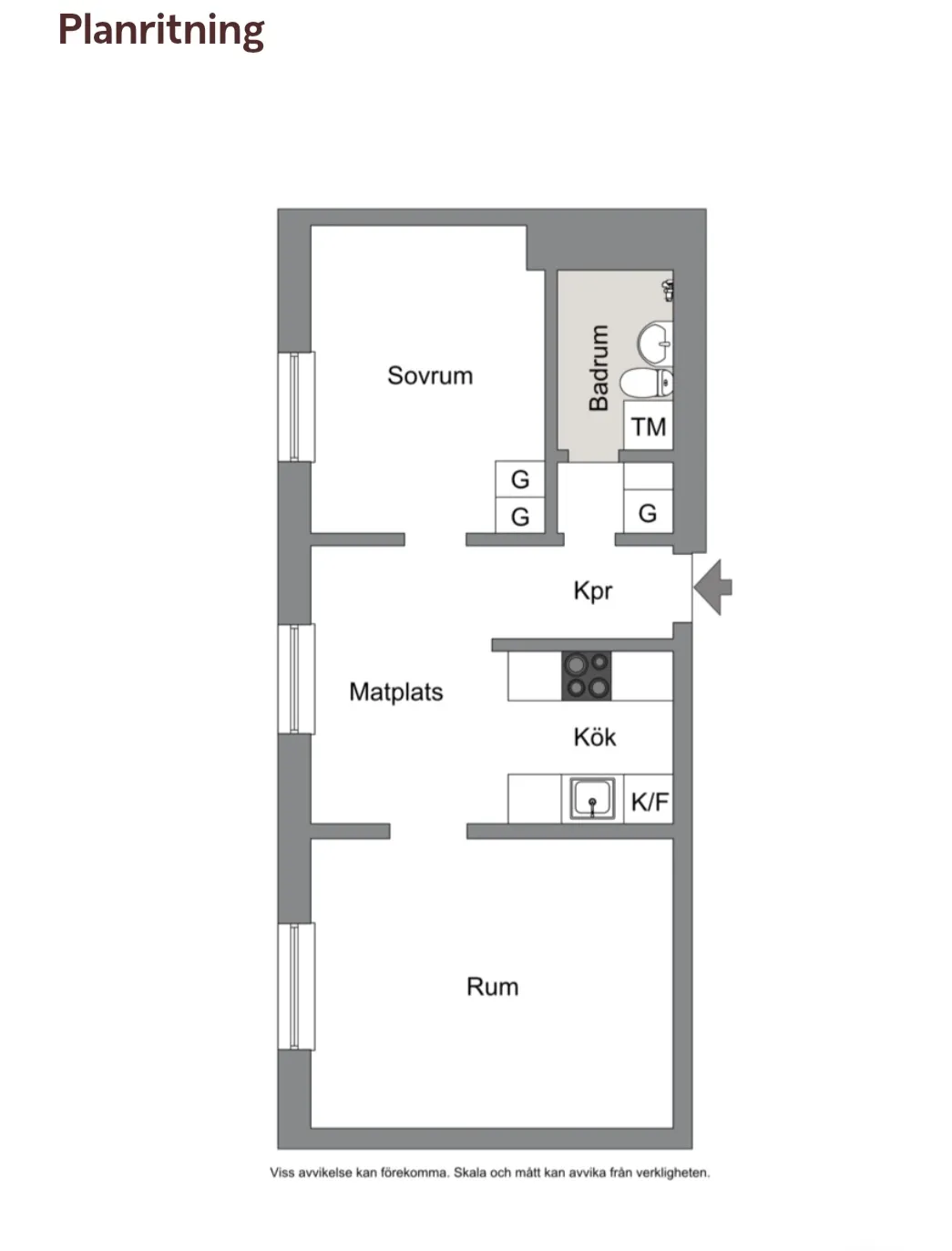 Hyreslägenhet på Täby i taby