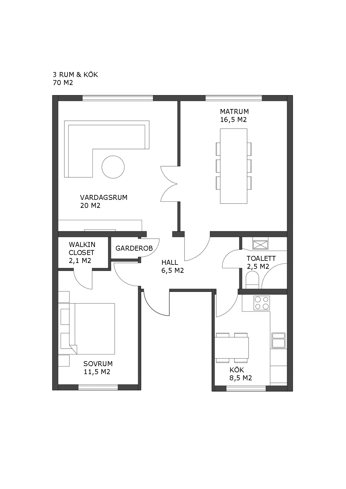 Hyreslägenhet på Malmö i malmo