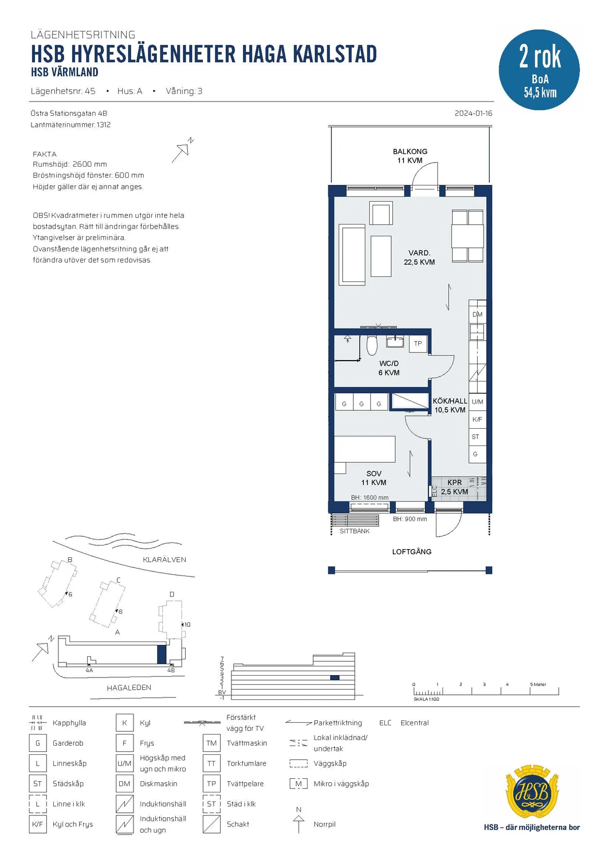 Hyreslägenhet på Karlstad i karlstad