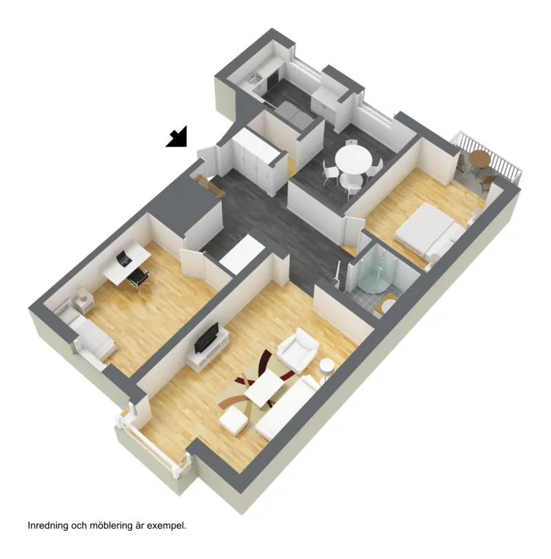 Hyreslägenhet på Borås i boras