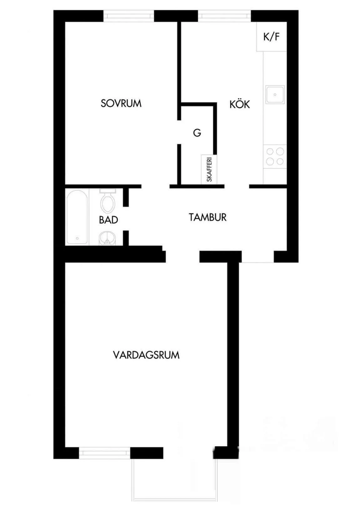 Hyreslägenhet på Malmö i malmo