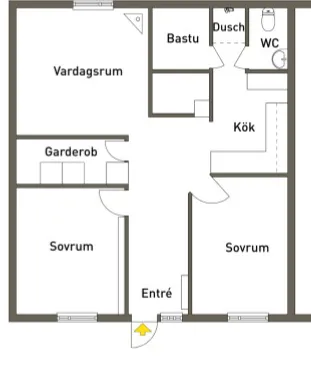 Hyreslägenhet på Huddinge i huddinge