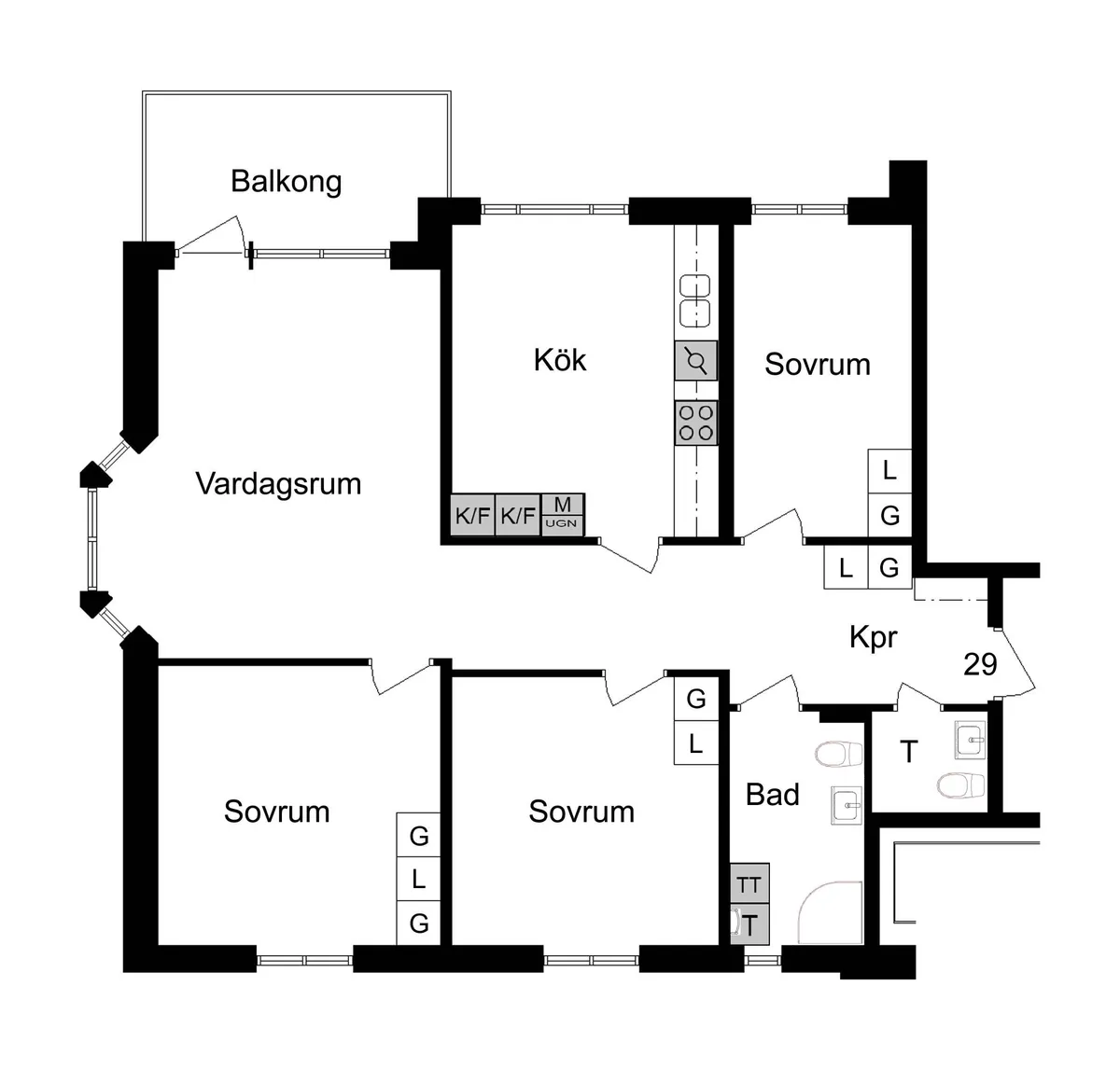Hyreslägenhet på Skellefteå i skelleftea