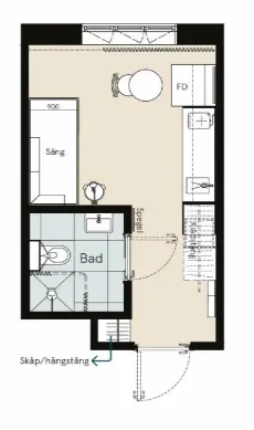 Hyreslägenhet på Malmö i malmo