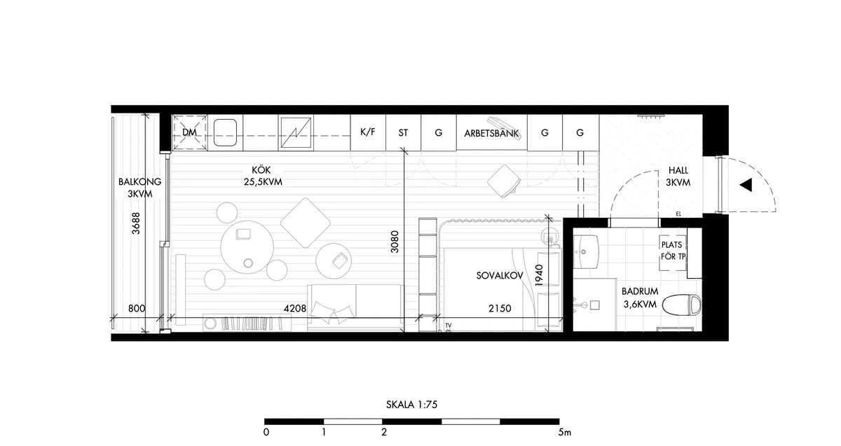 Hyreslägenhet på Stockholm i stockholm