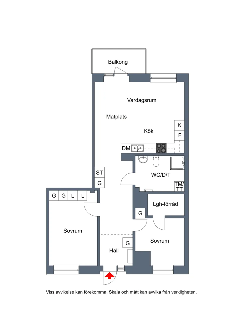 Hyreslägenhet på Borås i boras