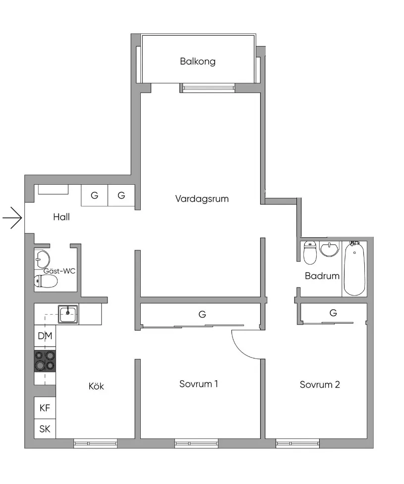 Hyreslägenhet på Stockholm i stockholm