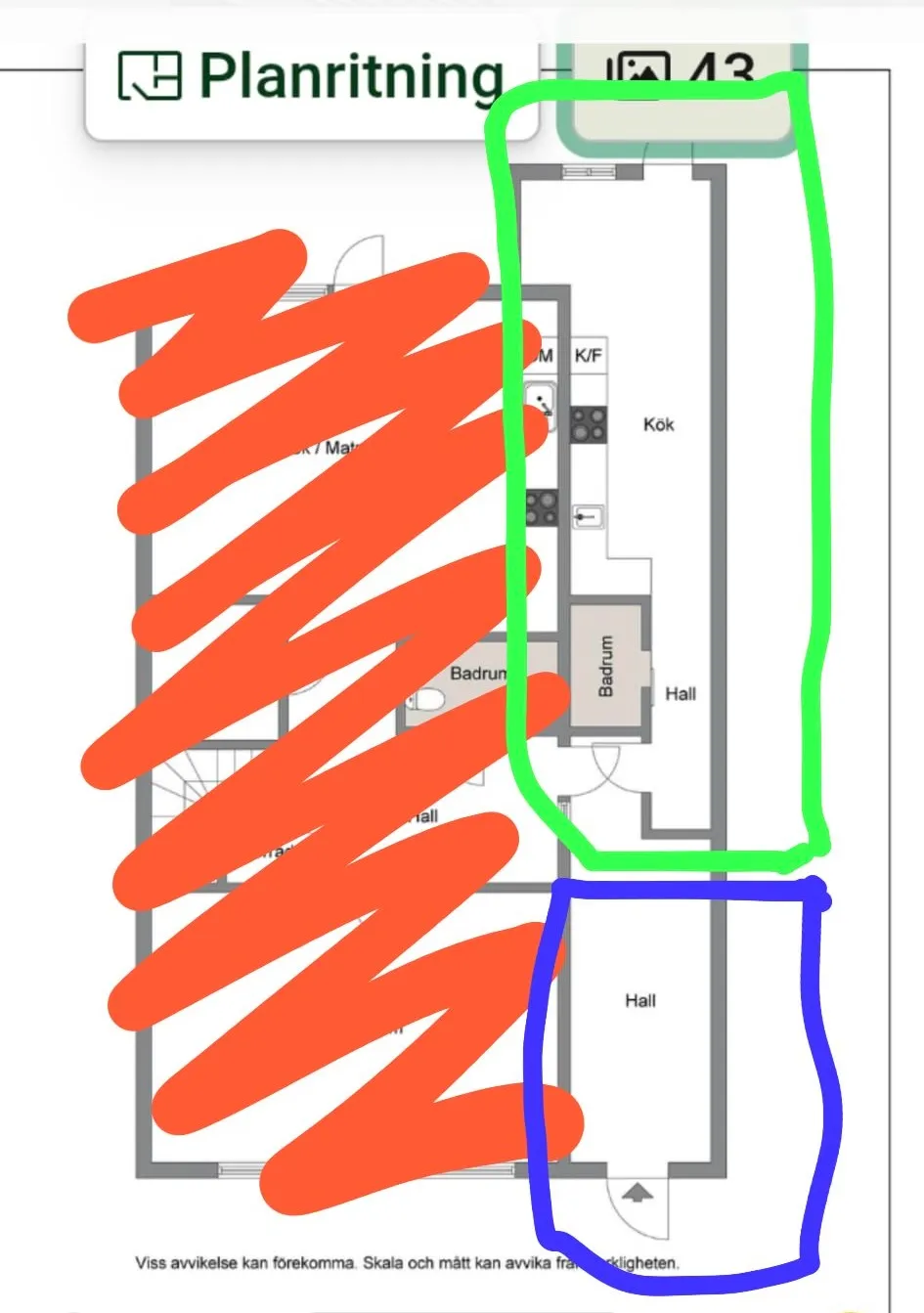 Hyreslägenhet på Norsborg i norsborg