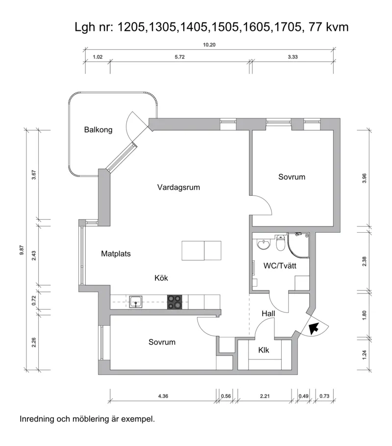 Hyreslägenhet på Jönköping i jonkoping