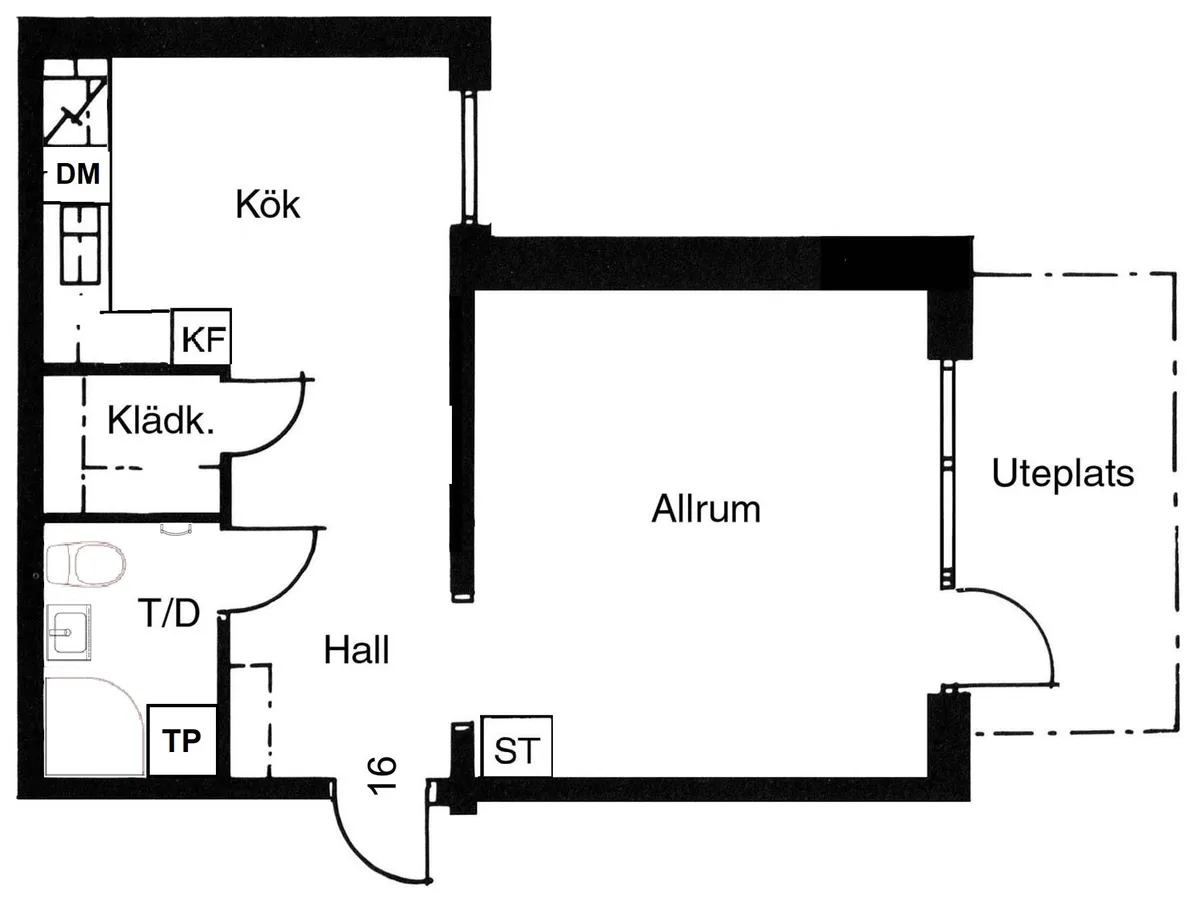 Hyreslägenhet på Skellefteå i skelleftea