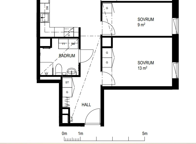 Hyreslägenhet på Märsta i marsta
