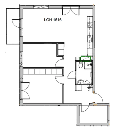Hyreslägenhet på Upplands Väsby i upplands-vasby
