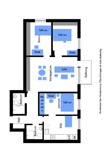 Hyreslägenhet på Bandhagen i bandhagen