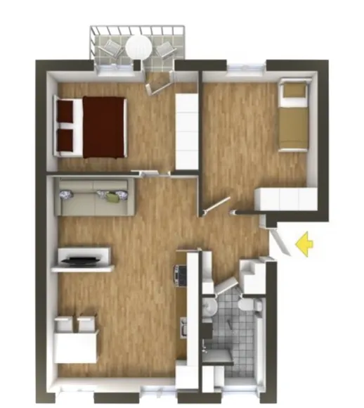 Hyreslägenhet på Bromma i bromma